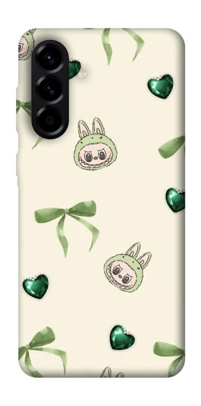 Чохол на Samsung Galaxy A57 5G Labubu Green Heart фото 1 з 1