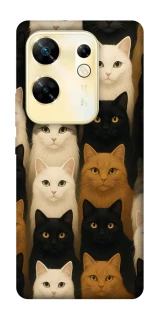 Чохол на Infinix Zero 30 4G Colorful Cat Collage фото 1 Чохол на Infinix Zero 30 4G Colorful Cat Collage фото 1 з 1