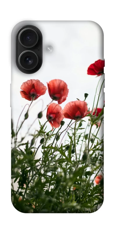 Чехол на Apple iPhone 16 Поле маков фото 1 из 1