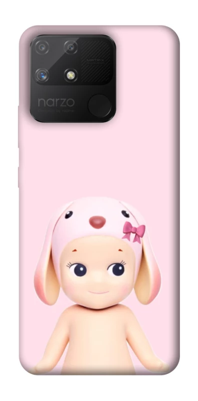 Чохол на Realme Narzo 50A Pink Ribbon Hop фото 1 з 1