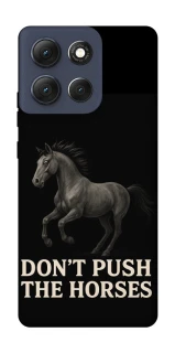 Чехол на Motorola Moto G86 Don't push the horses фото 1 из 1