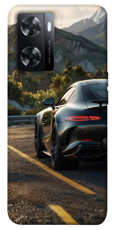 Чехол на Oppo A77s Car in the mountains фото 1 из 1