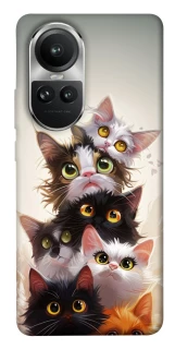 Чохол на Oppo Reno 10 Сat eyes фото 1 з 1
