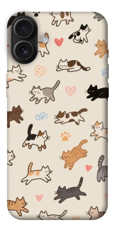 Чохол на Apple iPhone 16 Plus Cat style ver.2 фото 1 з 1