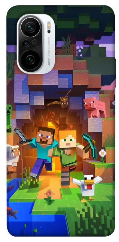 Чохол на Xiaomi Redmi K40 / K40 Pro / K40 Pro+ / Poco F3 Minecraft game фото 1 з 1