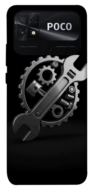 Чохол на Xiaomi Poco C40 Mechanic v2 фото 1 з 1