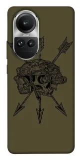 Чохол на Oppo Reno 10 Mil skull фото 1 з 1