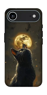 Чохол на Apple iPhone 17 Air (6.5") Кіт під місяцем v2 фото 1 з 1