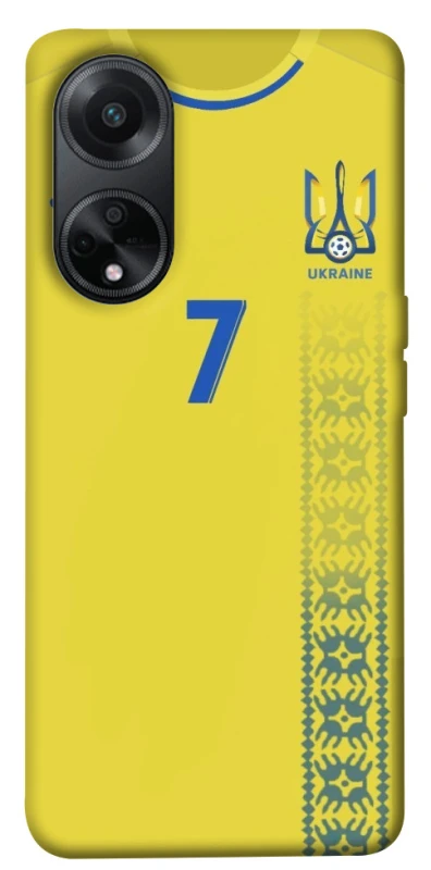 Чехол на Oppo A58 4G UA-Football ver.3 фото 1 из 1