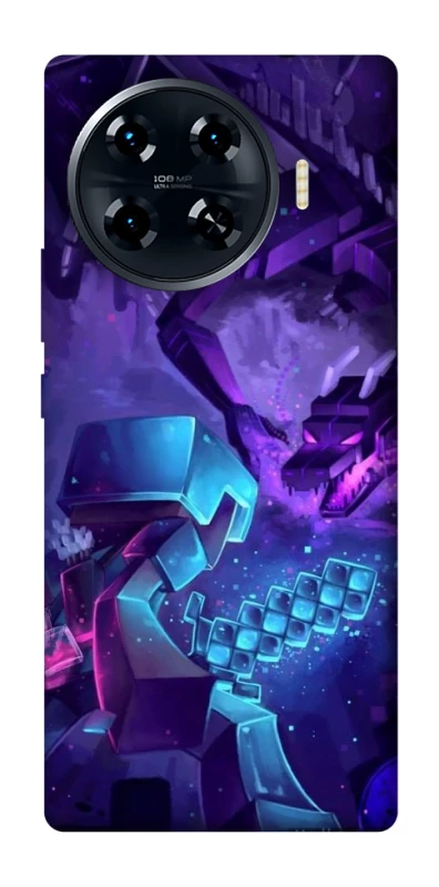 Чохол на TECNO Spark 20 Pro+ Minecraft dragon фото 1 з 1