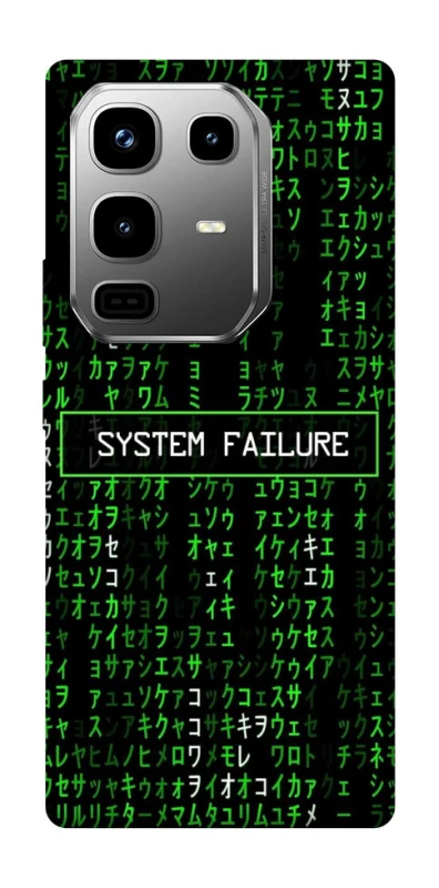 Чехол на Infinix Note 50 Pro Matrix system failure фото 1 из 1