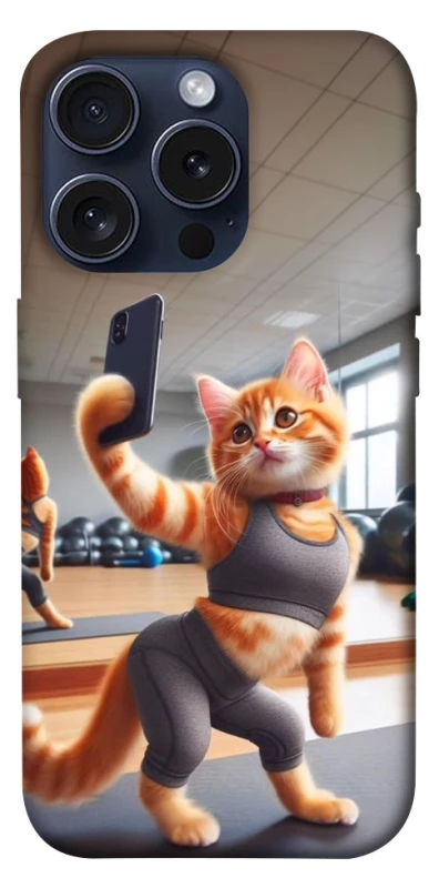 Чехол на Apple iPhone 15 Pro (6.1") Кошечка фото 1 из 1