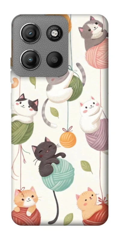 Чохол на Motorola Moto G15 4G Funny Kittens фото 1 з 1
