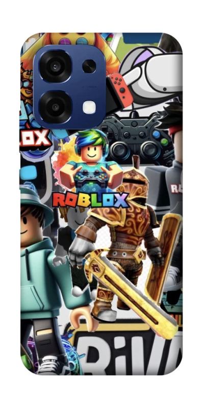 Чехол на Oppo A6 Pro 4G/5G Roblox collage ver.1 фото 1 из 2