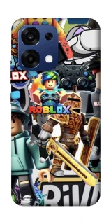 Чехол на Oppo A6 Pro 4G/5G Roblox collage ver.1 фото 1 из 2