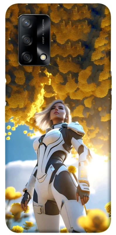 Чохол на Oppo A74 4G Cyber space girl ver.3 фото 1 з 1