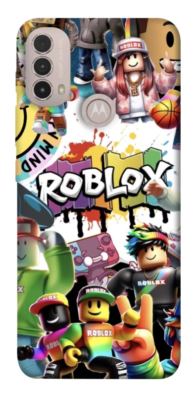 Чохол на Motorola Moto E40 Roblox Characters Collage фото 1 з 1