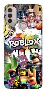 Чохол на Motorola Moto E40 Roblox Characters Collage фото 1 з 1