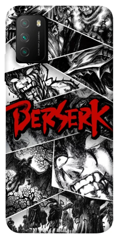 Чехол на Xiaomi Poco M3 Berserk collage ver.2 фото 1 из 1