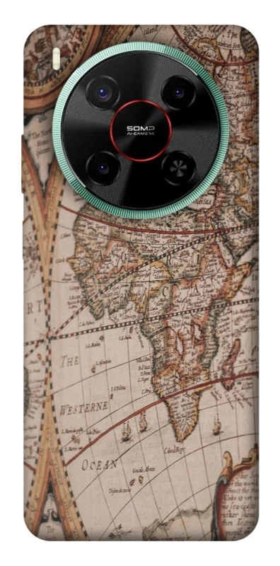 Чехол на ZTE Nubia V70 Max Карта путешествий фото 1 из 1