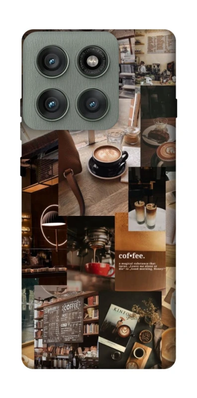 Чохол на Motorola Edge 60 Pro Coffee collage ver.2 фото 1 з 1