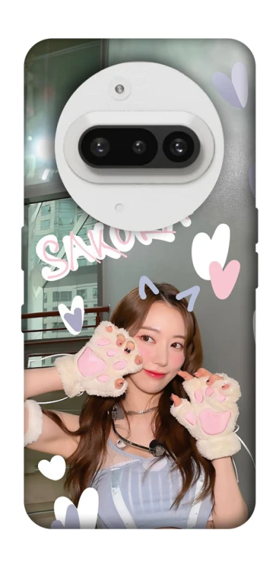 Чехол на Nothing Phone (3a) Sakura - LE SSERAFIM фото 1 из 1