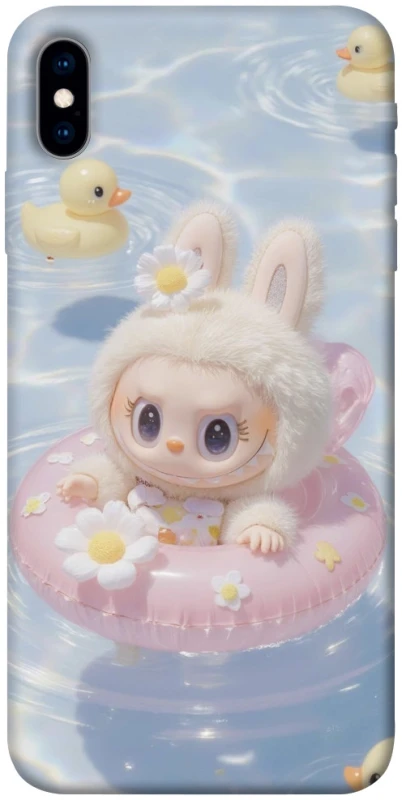 Чехол на Apple iPhone X (5.8") Labubu swimming фото 1 из 1