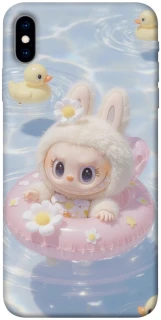 Чехол на Apple iPhone X (5.8") Labubu swimming фото 1 из 1