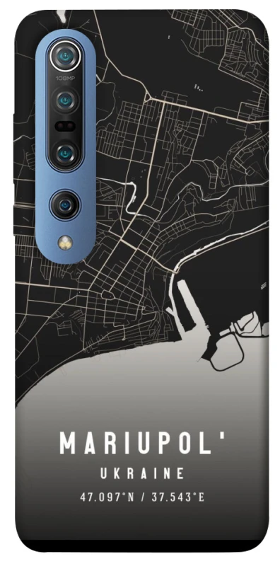 Чохол на Xiaomi Mi 10 / Mi 10 Pro Mariupol map фото 1 з 1