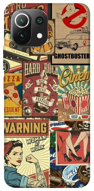 Чохол на Xiaomi Mi 11 Lite Retro collage ver.2 фото 1 з 1
