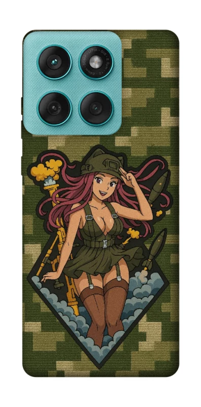 Чохол на Motorola Edge 60 Fusion Military Waifu фото 1 з 1