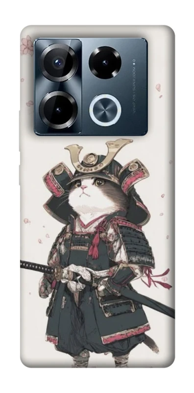 Чохол на Infinix Note 40 Pro 4G Samurai Cat Warrior фото 1 з 1