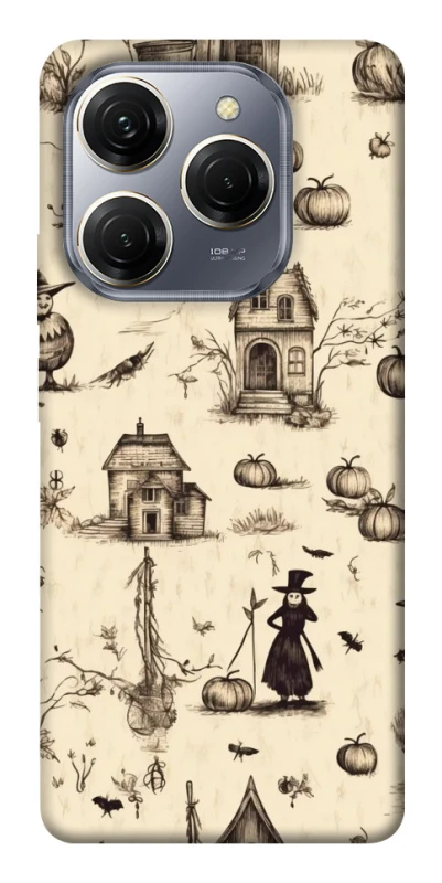 Чехол на TECNO Spark 20 Pro Halloween aesthetic ver.1 фото 1 из 1
