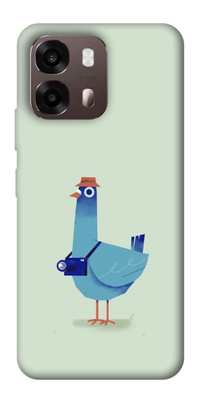 Чехол на Oppo A6 Голуб-детектив фото 2 из 2