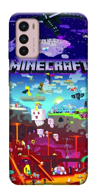 Чохол на Motorola Moto G42 Minecraft world фото 1 з 1
