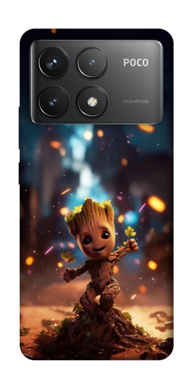 Чохол на Xiaomi Poco F6 Pro Baby Groot v3 фото 1 з 1