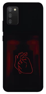 Чехол на Samsung Galaxy A02s Красное сердце фото 1 из 1