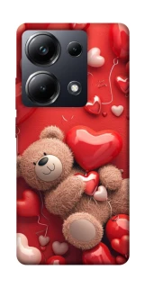Чехол на Xiaomi Poco M6 Pro 4G bear in hearts фото 1 из 1