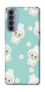 Чехол на Oppo Reno 4 Pro Labubu Green фото 1 из 1