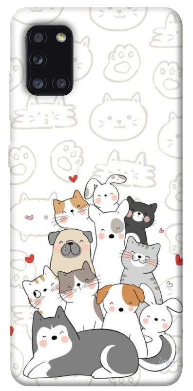 Чехол на Samsung Galaxy A31 Funny Pets фото 1 из 1