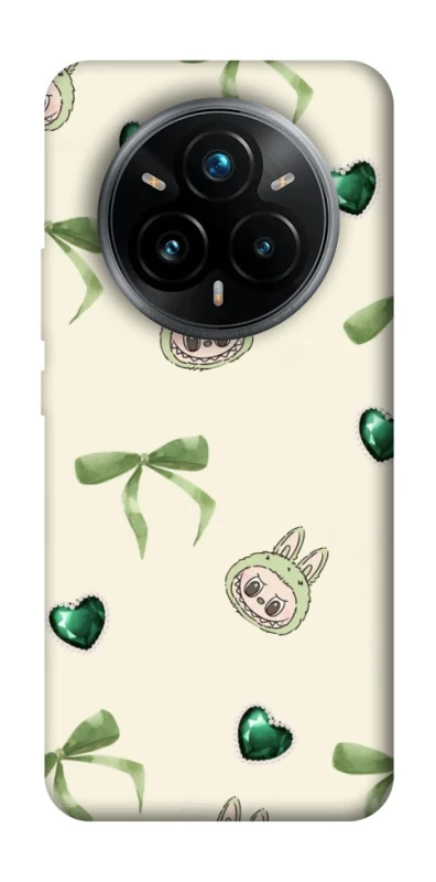 Чохол на Realme 14 Pro Labubu Green Heart фото 1 з 1