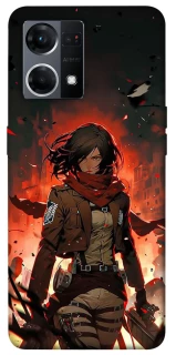 Чохол на Oppo Reno 7 4G Mikasa v2 фото 1 з 1