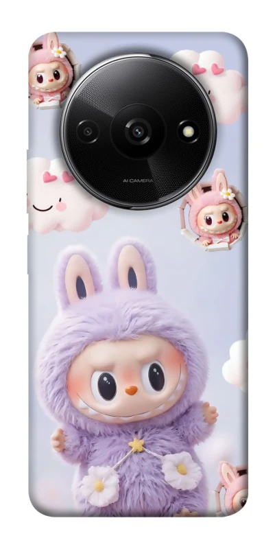 Чохол на Xiaomi Redmi A3 Labubu & clouds фото 1 з 1