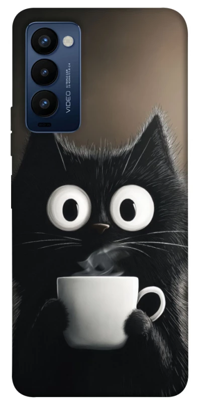Чехол на TECNO Camon 18 morning cat фото 1 из 1