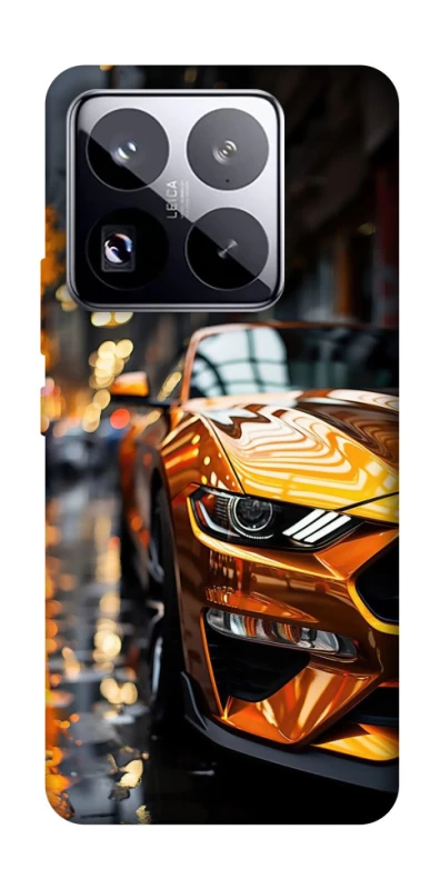 Чохол на Xiaomi 15 Pro Golden sports car фото 1 з 1