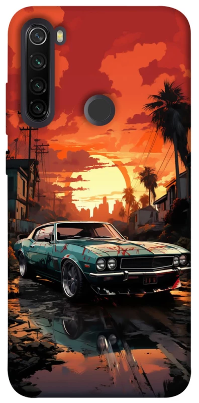 Чохол на Xiaomi Redmi Note 8T Car at sunset фото 1 з 1
