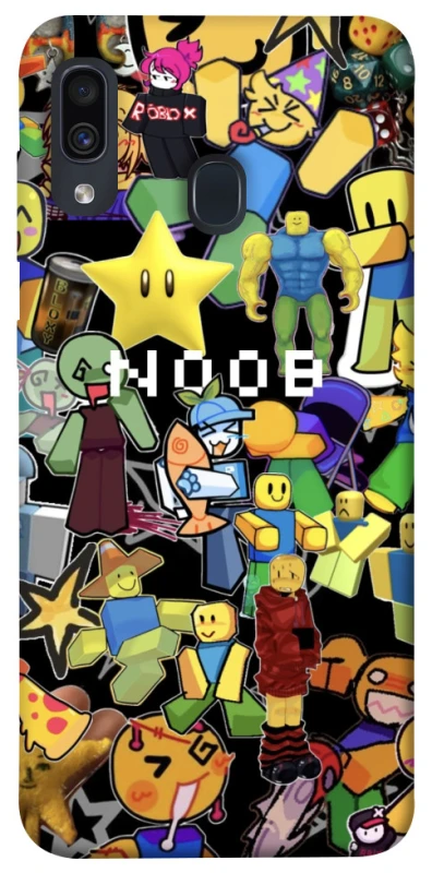 Чехол на Samsung Galaxy A20 / A30 Roblox Noob фото 1 из 1