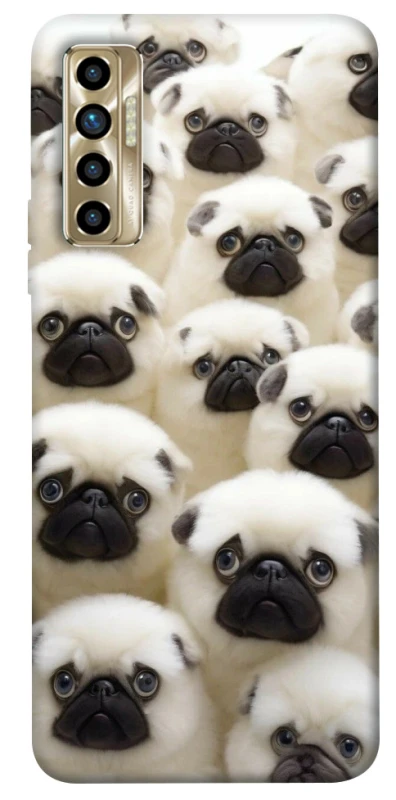 Чохол на TECNO Camon 17P Doggy Pug Love фото 1 з 1