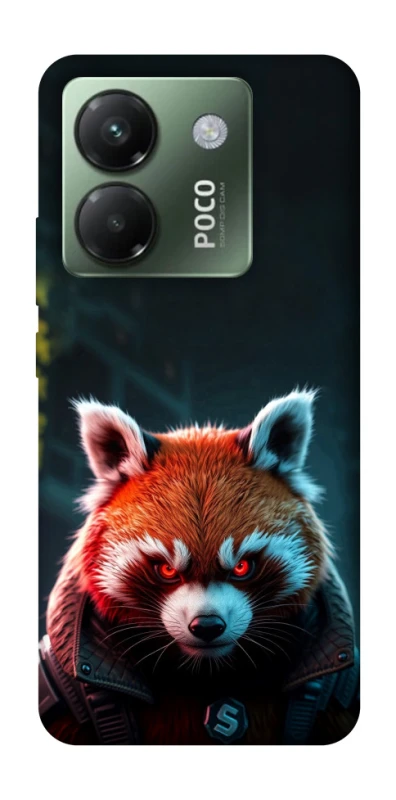 Чохол на Xiaomi Poco M7 pro 5G Cyber Red Panda фото 1 з 1