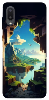 Чохол на Samsung Galaxy A02 Minecraft sunrise фото 1 з 1